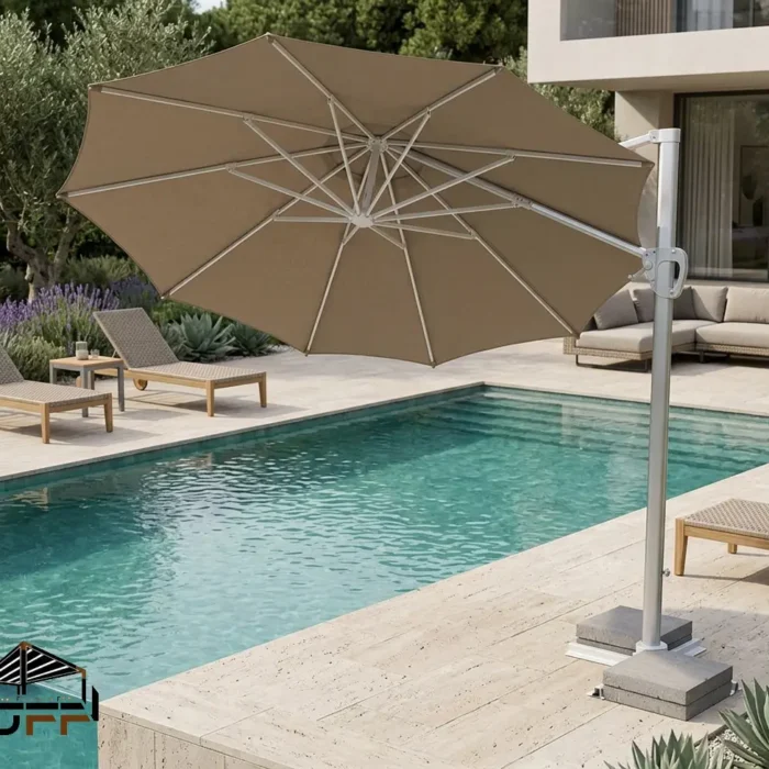 چتر پایه کنار هشت ضلعی